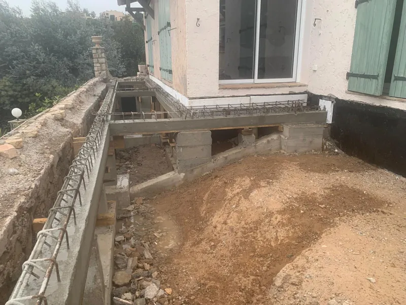 Avant : Terrasse sur dalle vue mer, photo 20 sur 23