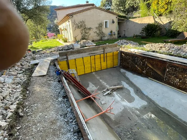 Rénovation piscine jardin, photo 3 sur 33